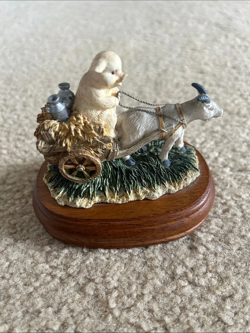 Vintage Lefton Musical Pig/Goat Figurine